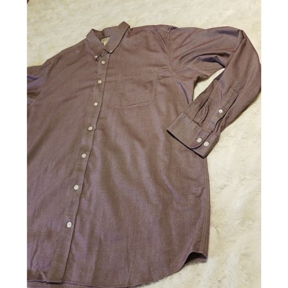 Duluth Trading Co Shirt Mens 2XLT Tall Button Down Purple - Picture 2 of 9